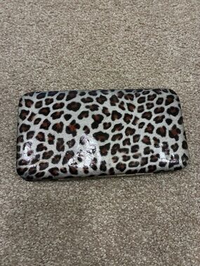 Minicci Leopard Print Wallet in White, Brown and Black